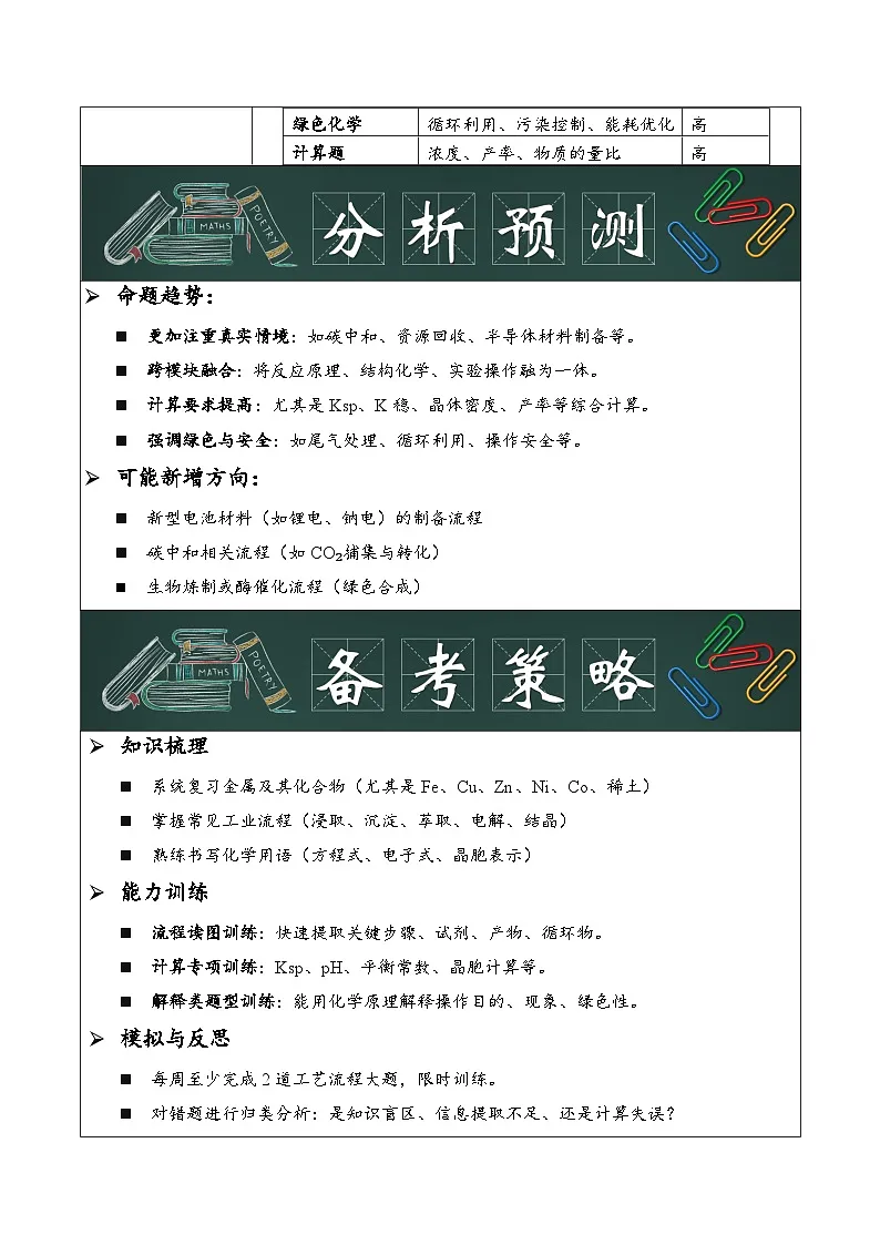 专题16 化学工艺流程(解析版)第3页