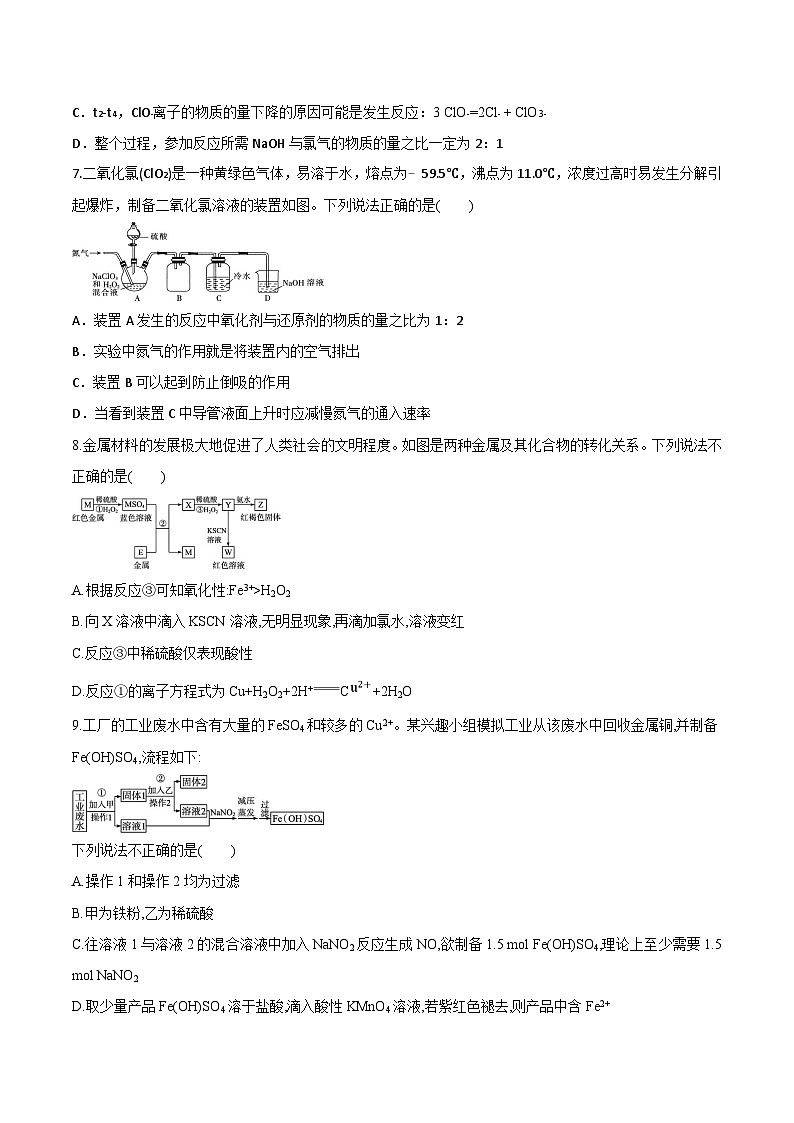 陕西省西安市部分学校2024-2025学年高一上学期期末化学试卷(含答案)第3页