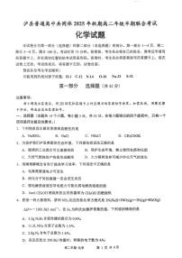 四川省泸州市泸县普通高中共同体2025-2026学年高二上学期11月期中考试化学试卷（PDF版含答案）