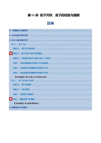 高考化学一轮复习-离子共存、离子的检验与推断（复习讲义）（全国通用）（原卷版）