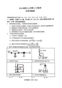 河南省安鹤新联盟2025-2026学年高三上学期12月联考化学试题（PDF版附解析）