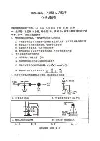 河南省安鹤新联盟2025-2026学年高三上学期12月联考化学试卷