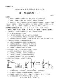 山东省菏泽市2026届高三上学期期中考试 化学试卷（PDF图片版）（含答案）