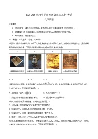 四川省绵阳中学2026届高三上学期期中考试 化学试卷(含答案）