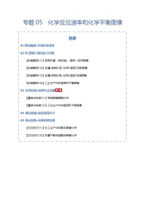 高考化学一轮复习-化学反应速率和化学平衡图像（知识清单）（全国通用）（原卷版）