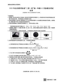 东北“三省一区”点石联考2025-2026学年高一上学期12月考试化学试题