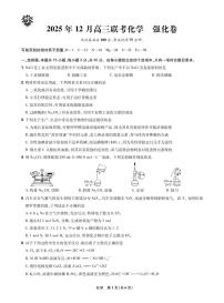 东北精准教学联盟2025-2026学年高三上学期12月联考考后强化卷化学试题（PDF版附解析）