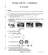 河南省2026届高三上学期高考模拟TOP二十名校调研考试二化学试题（含答案）