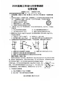 江苏省徐州2026届高三上学期12月联考化学试题(含答案)