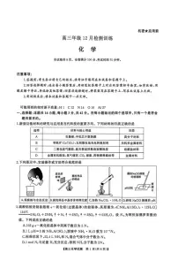 湖南省名校联盟2026届高三上学期12月联考化学试卷(含答案)