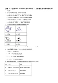 安徽省A10联盟2025-2026学年高一上学期12月学情检测-化学试题（含答案）