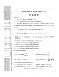 化学丨陕西省咸阳市2026届高三上学期1月高考模拟检测（一）试卷及答案