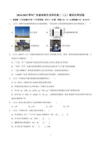 2024-2025学年深圳市龙华区高二(上)期末化学试卷及答案