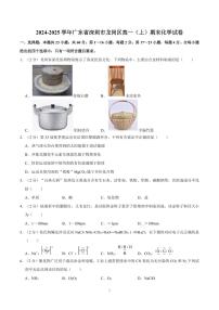 2024-2025学年深圳市龙岗区高一(上)期末化学试卷及答案