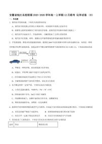 安徽省皖江名校联盟2025-2026学年高一上学期12月联考化学（B）试卷（含答案）