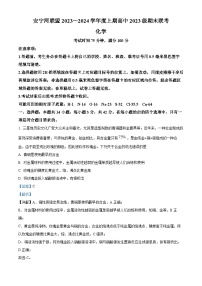 四川省凉山彝族自治州安宁河联盟2023-2024学年高一上学期期末联考化学试题 含解析