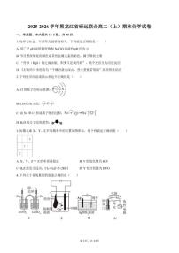 2025-2026学年黑龙江省研远联合高二(上)期末化学试卷(含答案)