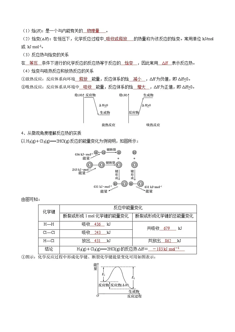 专题01 化学反应的热效应(解析版)第3页