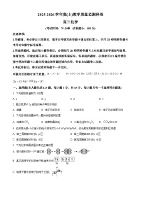 四川省攀枝花市2025-2026学年度（上）教学质量监测高二化学上学期期末试题（试卷+解析）