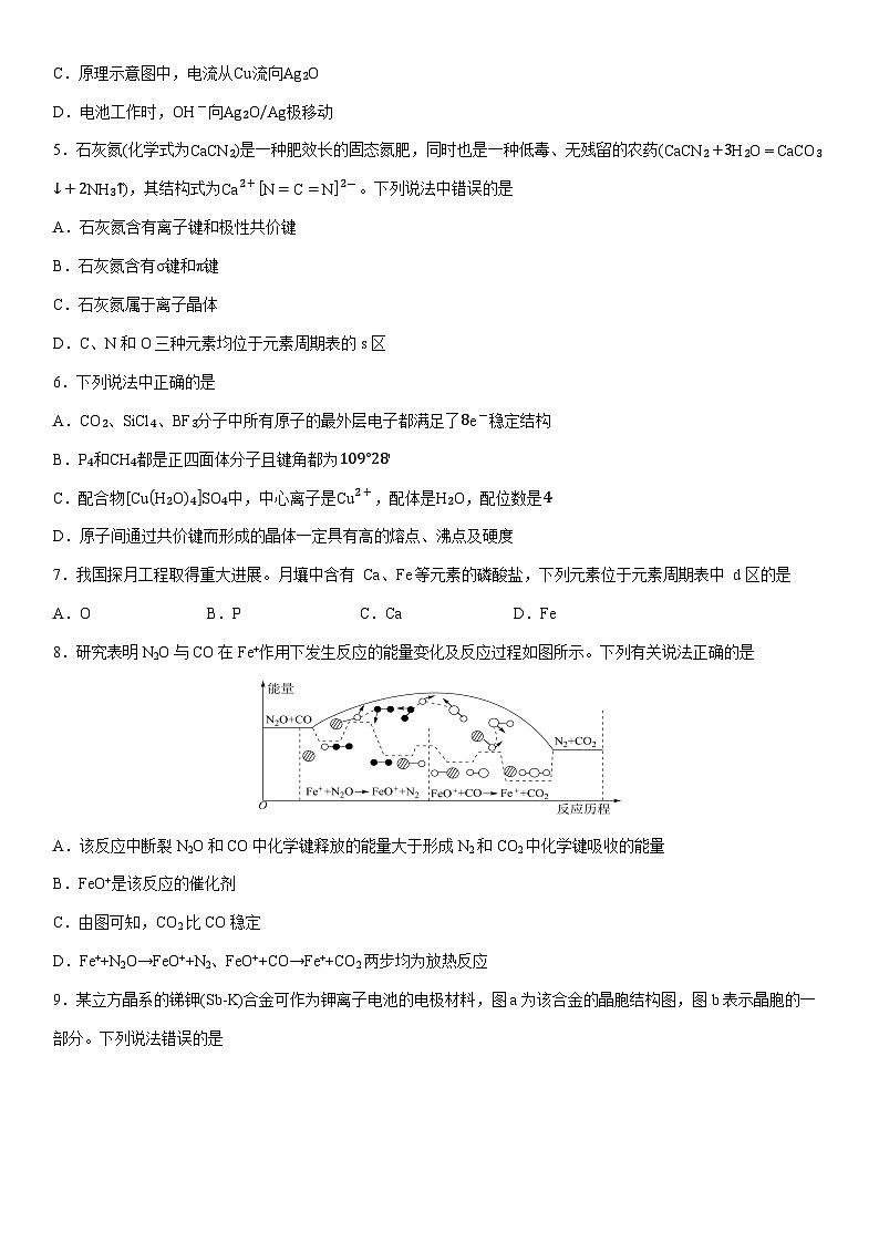 2024-2025学年河北省沧州市盐山中学高二下学期期中考试化学试卷(学生版)第2页