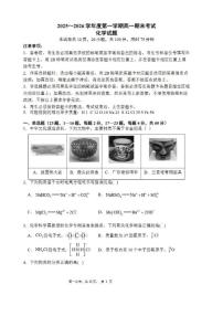2025-2026学年广东省深圳市部分高中联考高一(上)期末化学试卷（含答案）