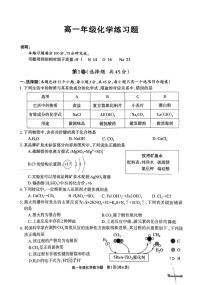 四川省德阳市2025—2026学年高一上学期期末考试化学含答案解析