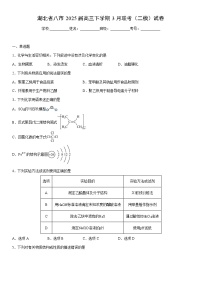 湖北省八市2025届高三下学期3月联考（二模）化学试卷（学生版）