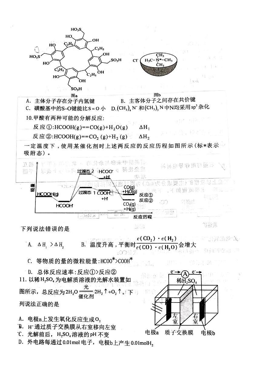 湖北襄阳市枣阳市第一中学2025-2026学年上学期高三2月月考化学试题(期末)第3页