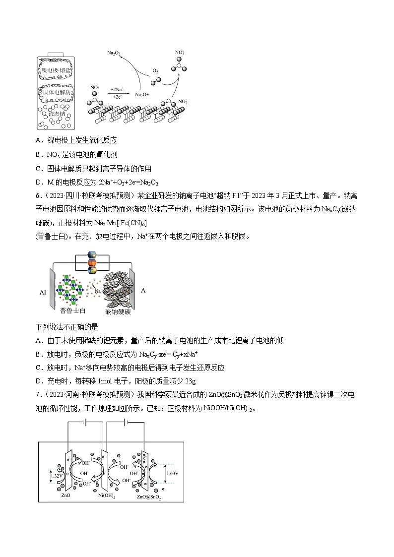 高考化学一轮复习考点讲练测第六章 化学反应与能量(测试)(原卷版)第3页