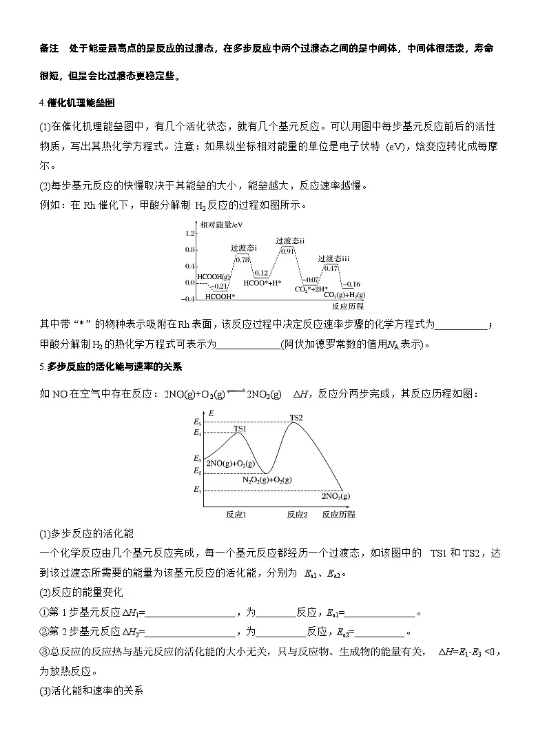 2026高三二轮专题复习化学习题_专题五 选择题专攻1 物质能量、能垒变化图像分析(含解析)第2页
