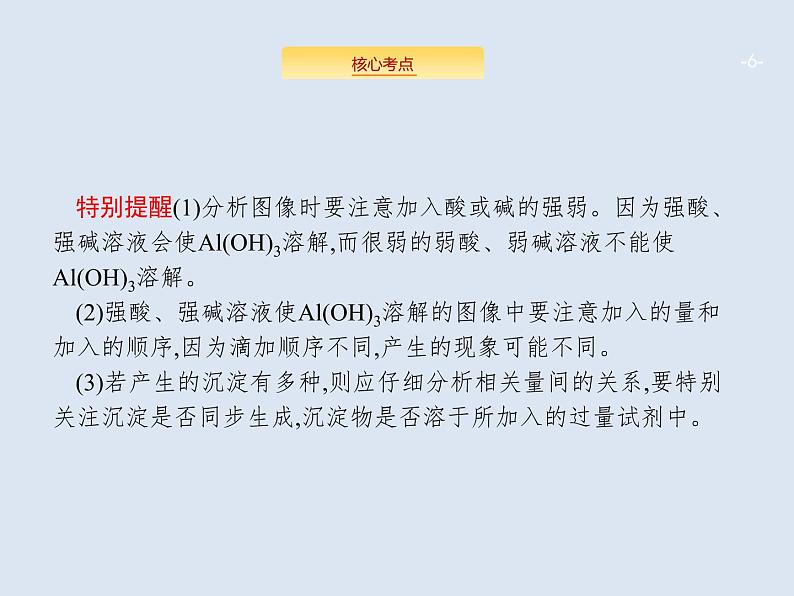 2020版高考化学人教版大一轮课件:高考提分微课(4)数形结合分析Al(OH)3的有关图像06