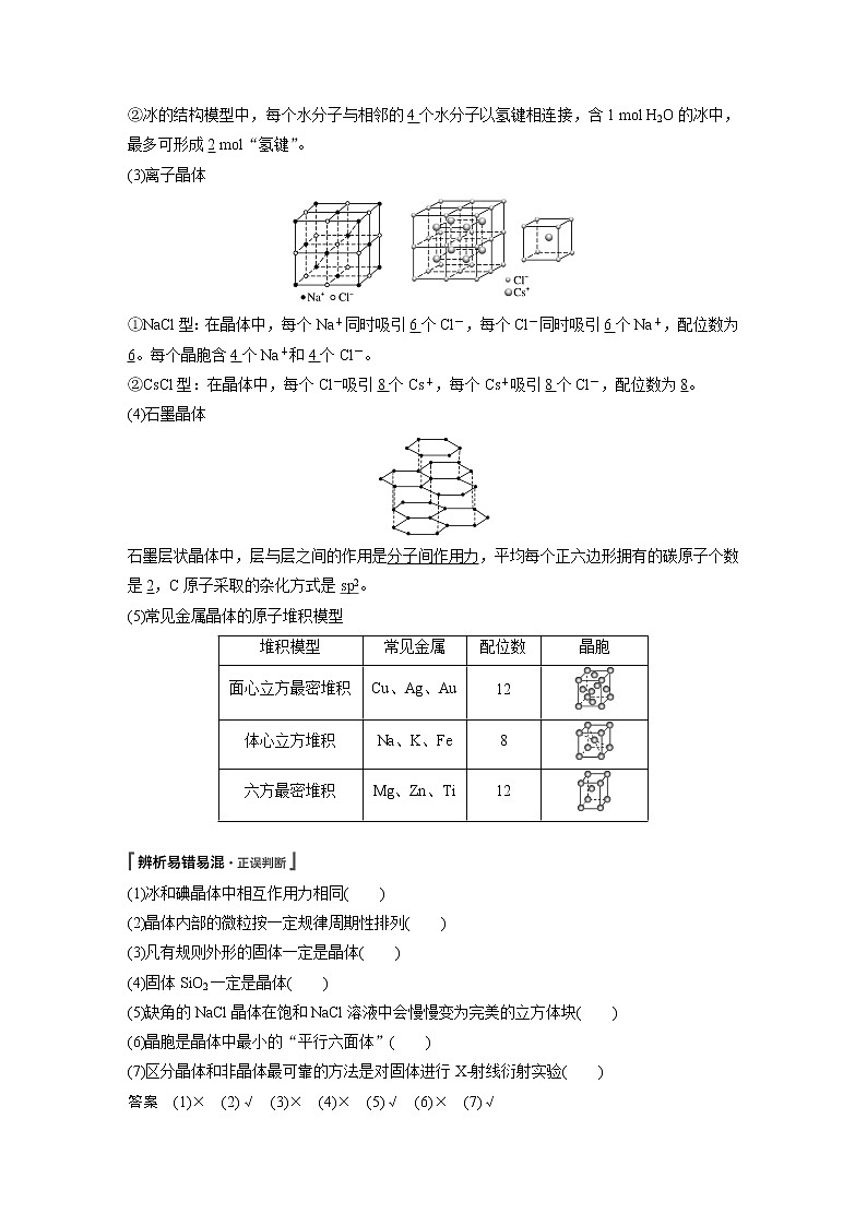 2020高考化学人教版一轮复习讲义 第39讲:第十二章 物质结构与性质(选考)03