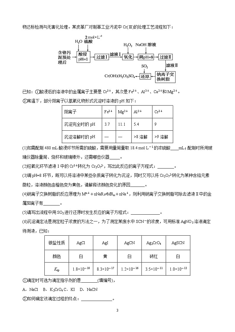 2020届高考冲刺化学选择题难题三轮冲刺练(全国通用)—第27题:化学工艺流程【含解析】03
