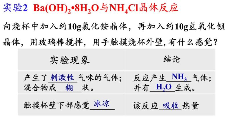 苏教版高中化学必修二 2-2 化学反应中的热量 课件07