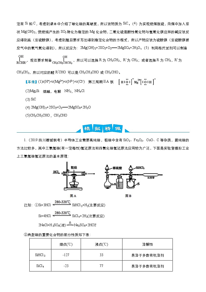 江苏高考化学复习2020届高考复习-化学物质制备实验设计大题精做(word解析版)02