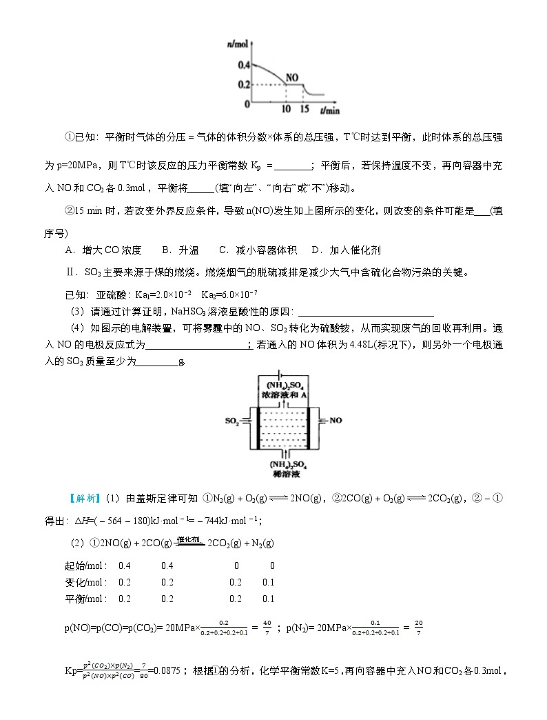 江苏高考化学复习2020届高考复习-以电化学为主线串联