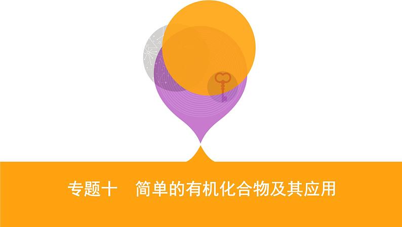 2020届二轮复习 专题十 简单的有机化合物及其应用 课件(73张)(山东专用)01
