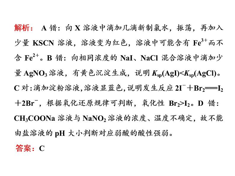 2020届二轮复习 实验操作与结论分析 课件(42张)(江苏专用)02