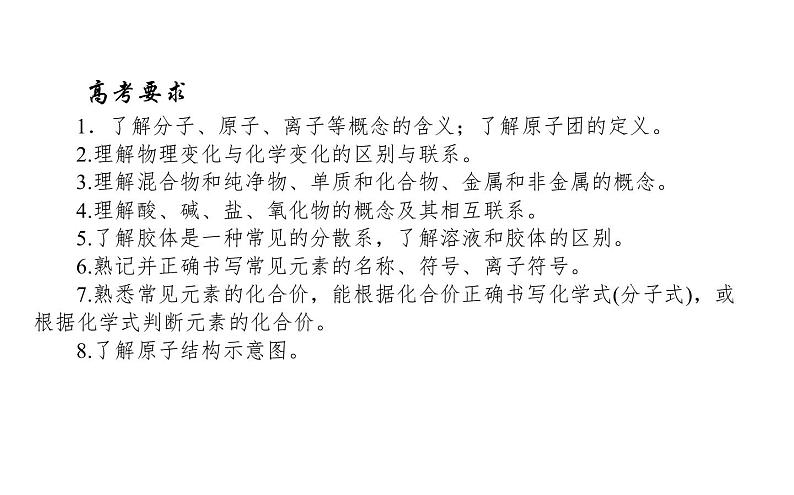 2020届二轮复习 物质的组成和分类 化学与STSE 课件(63张)(全国通用)02