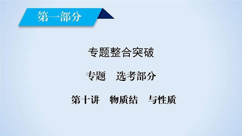 2020届二轮复习 物质结构与性质 课件(90张)(全国通用)02