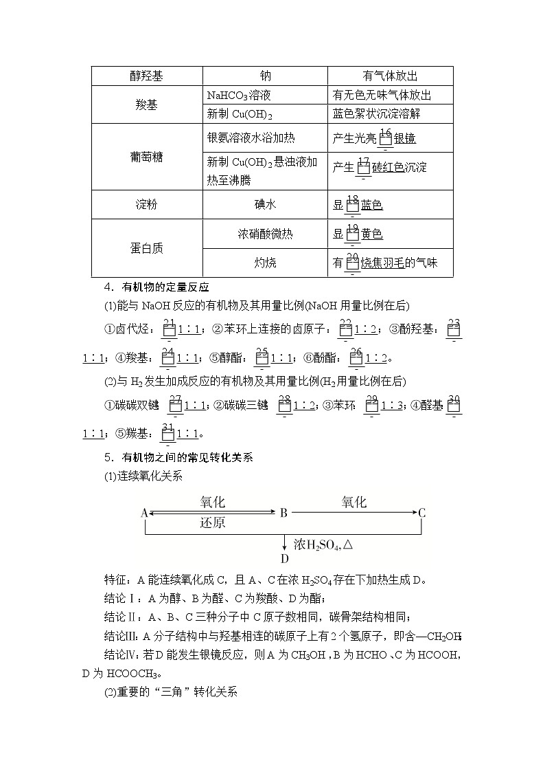 2020届二轮复习 有机化学基础 学案(全国通用)03