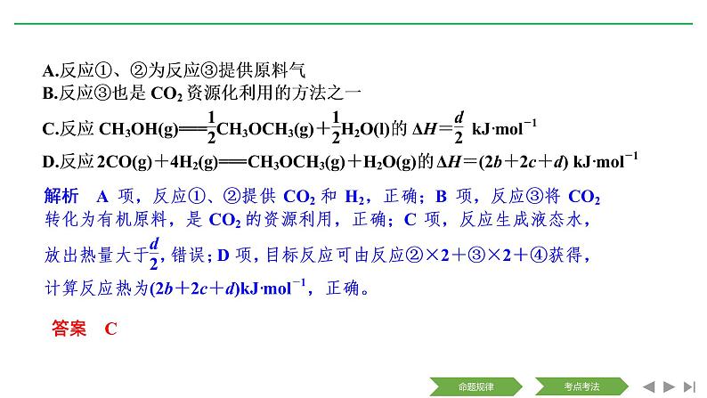 2019届高考化学二轮复习选择题中的化学反应原理课件(148张)03