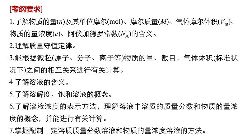 2019届二轮复习 专题二 化学计量及其应用 课件(50张)02