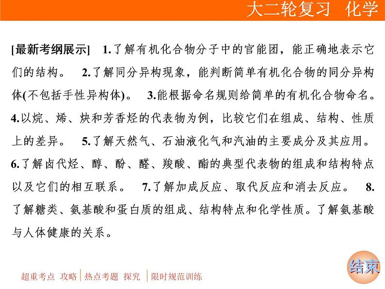 2019届二轮复习 有机化学基础 课件(142张)(全国通用)02