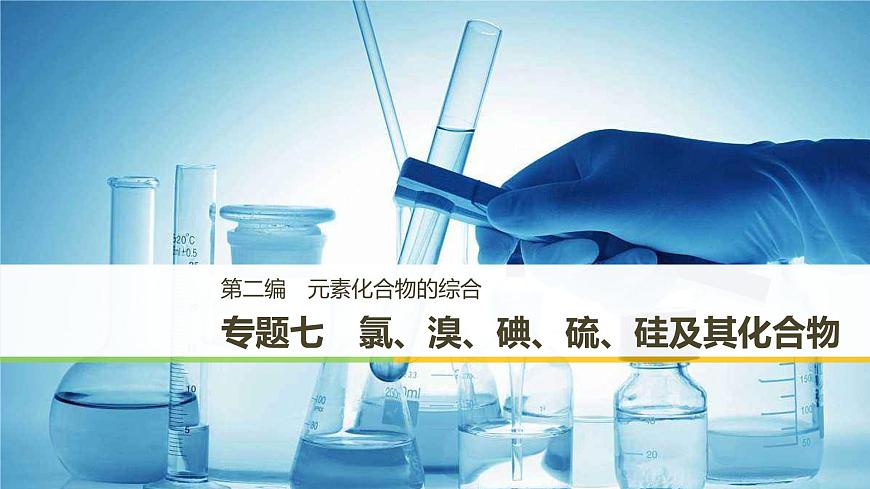 2019屆二輪復習 專題七 氯、溴、碘、硫、硅及其化合物 課件（169張）（浙江專用）第1頁