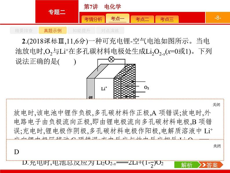 2019届二轮复习 7 电化学 课件(50张)08