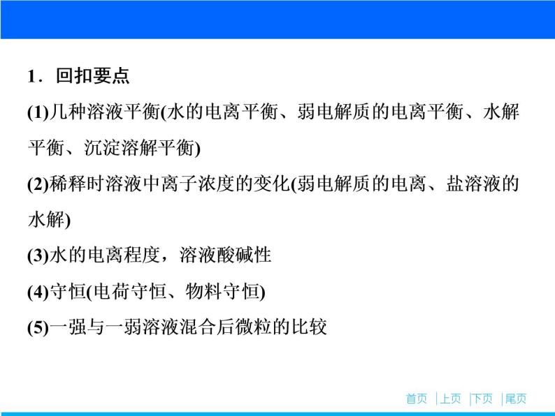 2019届二轮复习 电解质溶液 课件（10张）（全国通用）02