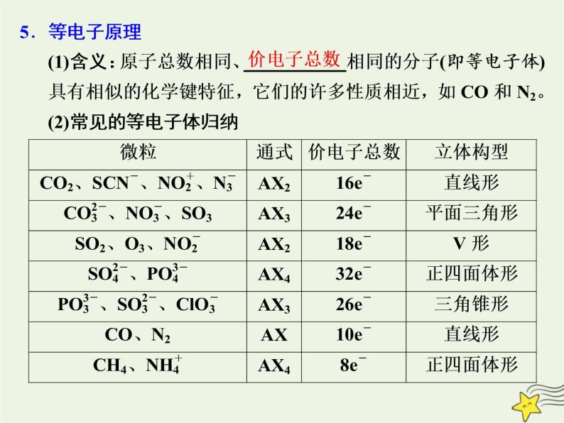 2021版高考化学一轮复习第十二章物质结构与性质第二节分子结构与性质课件新人教版05