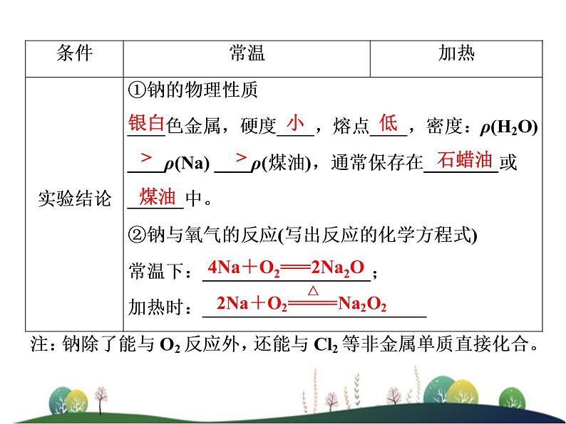(新)人教版化学必修第一册课件:2.1 第1课时 活泼的金属单质——钠05