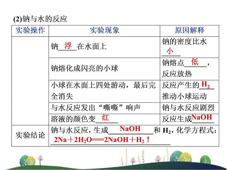 (新)人教版化学必修第一册课件:2.1 第1课时 活泼的金属单质——钠06